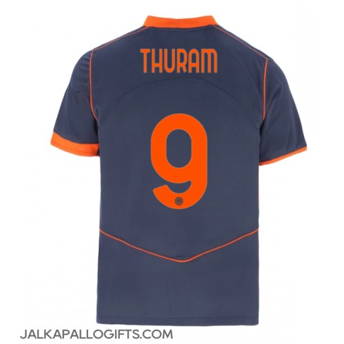 Inter Milan Marcus Thuram #9 Kolmaspaita 2025-26 Lyhythihainen